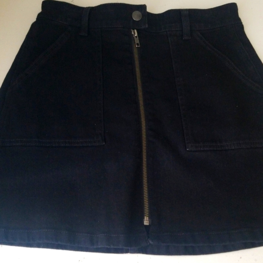 Madewell black denim skirt Size:26